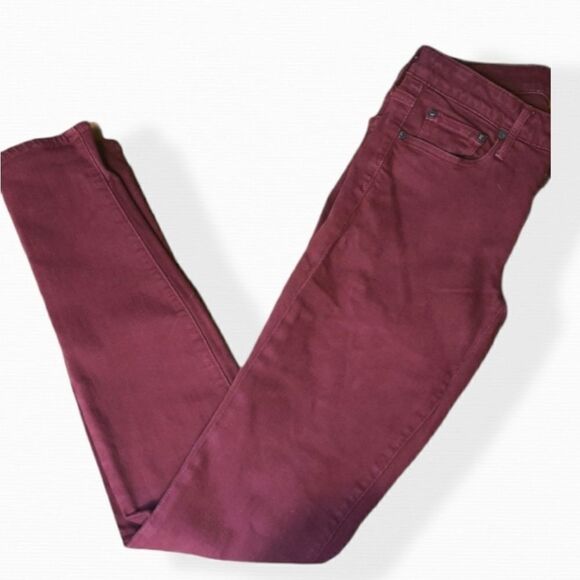 VINCE Riley Jegging in Burgundy size 26 - Picture 3 of 7